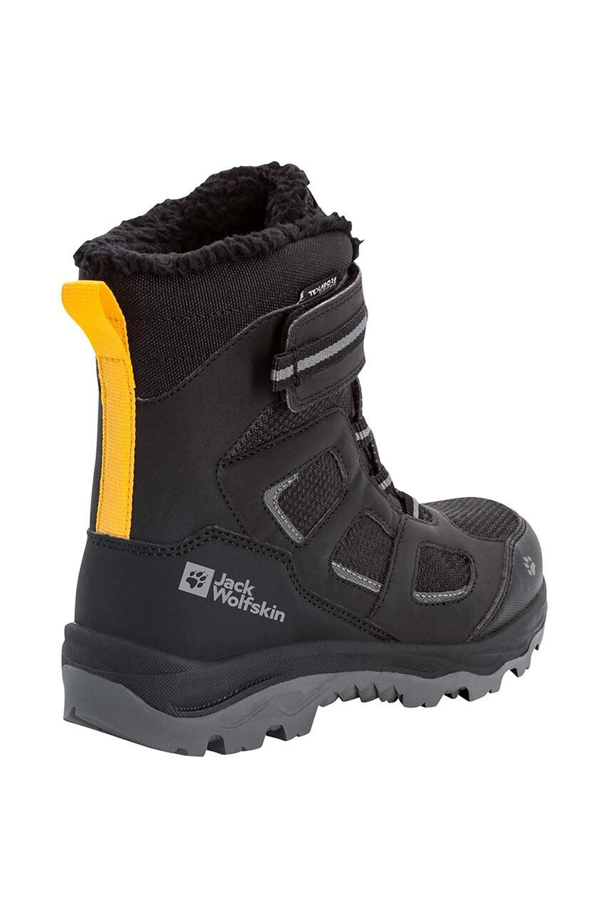 Jack Wolfskin cizme de iarna pentru copii VOJO WT TEXAPORE HIGH culoarea negru - Pled.ro