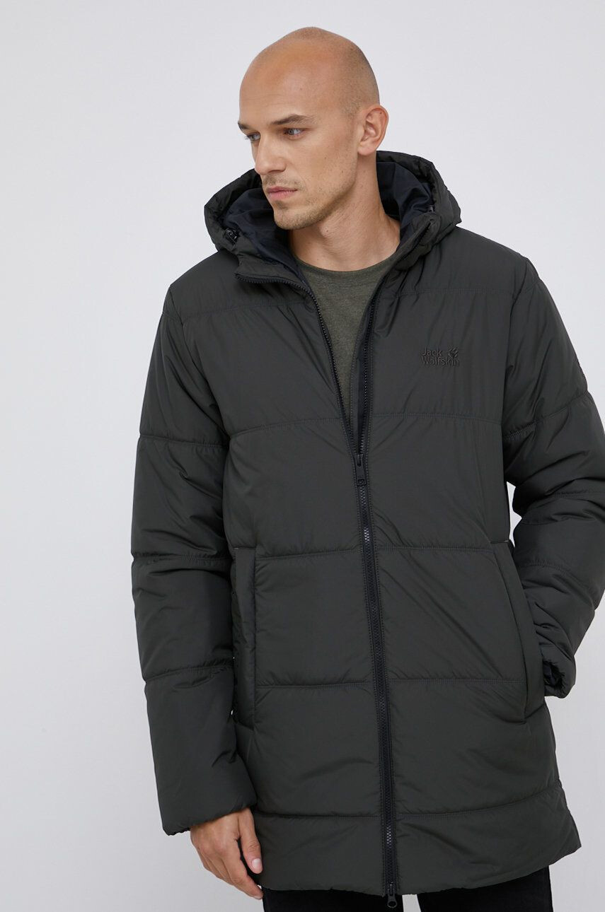 Jack Wolfskin geaca sport North York culoarea verde de iarna - Pled.ro