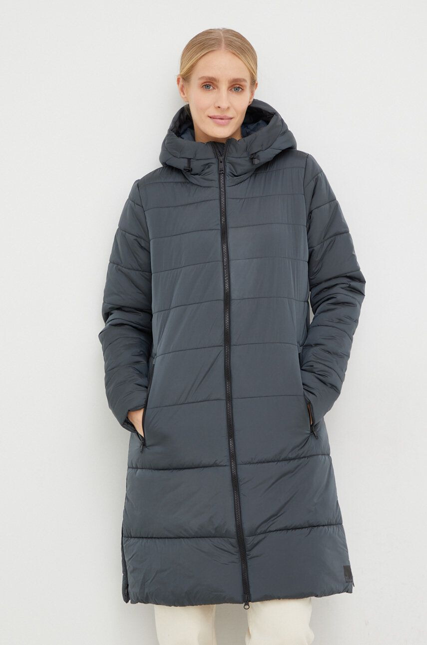 Jack Wolfskin geaca femei culoarea gri de iarna - Pled.ro