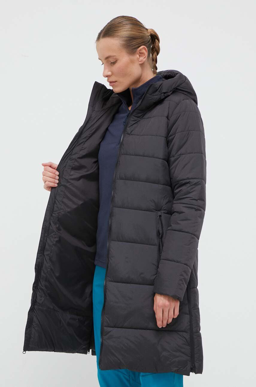 Jack Wolfskin geaca femei culoarea negru de iarna - Pled.ro