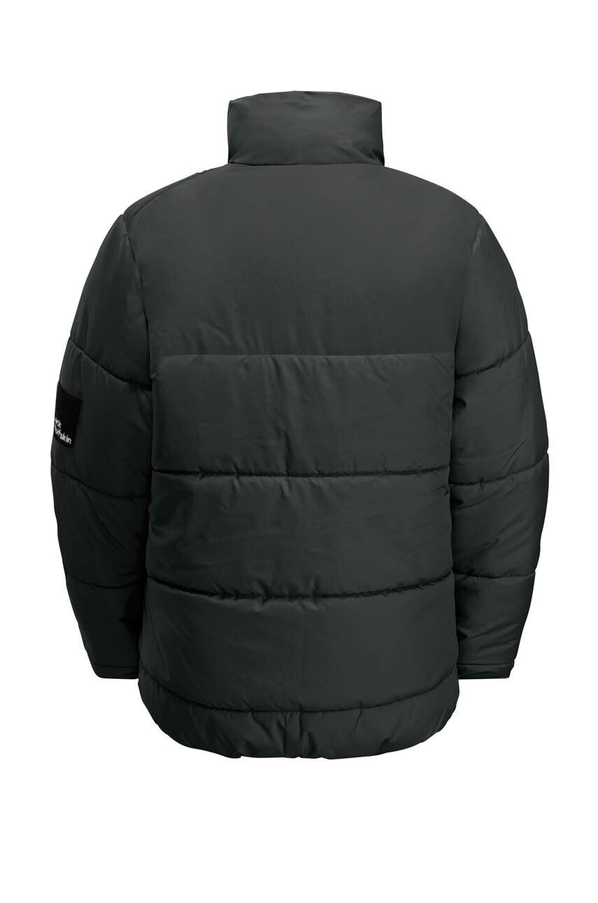 Jack Wolfskin geaca copii TEEN INS culoarea negru - Pled.ro