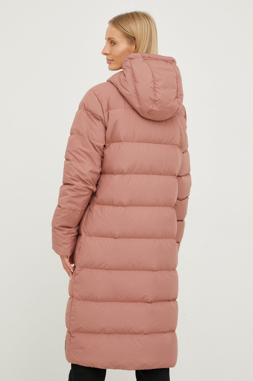 Jack Wolfskin geaca de puf femei culoarea roz de iarna - Pled.ro