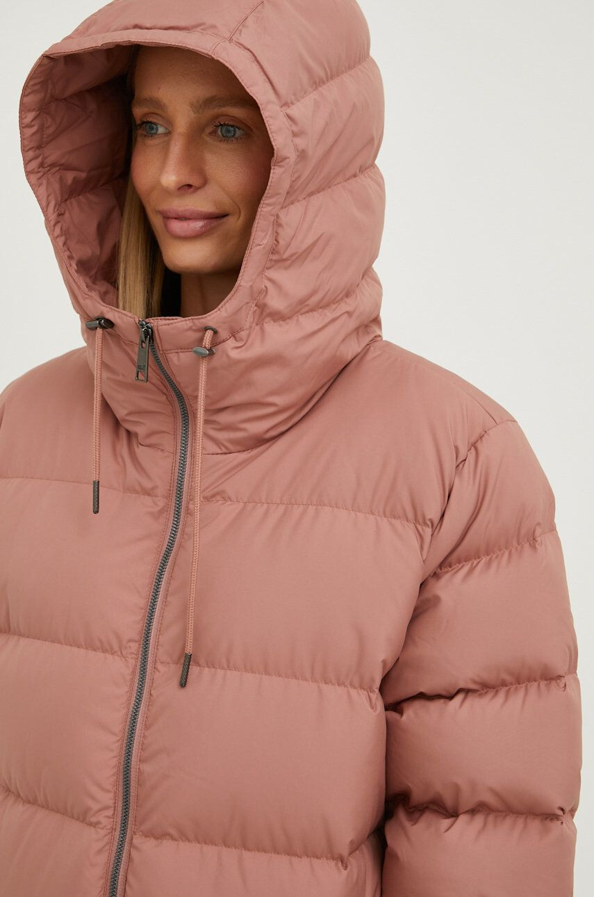 Jack Wolfskin geaca de puf femei culoarea roz de iarna - Pled.ro