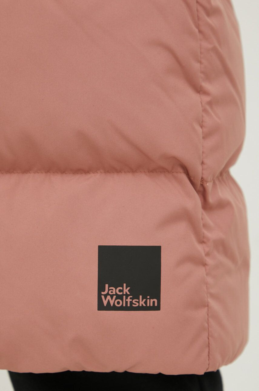 Jack Wolfskin geaca de puf femei culoarea roz de iarna - Pled.ro