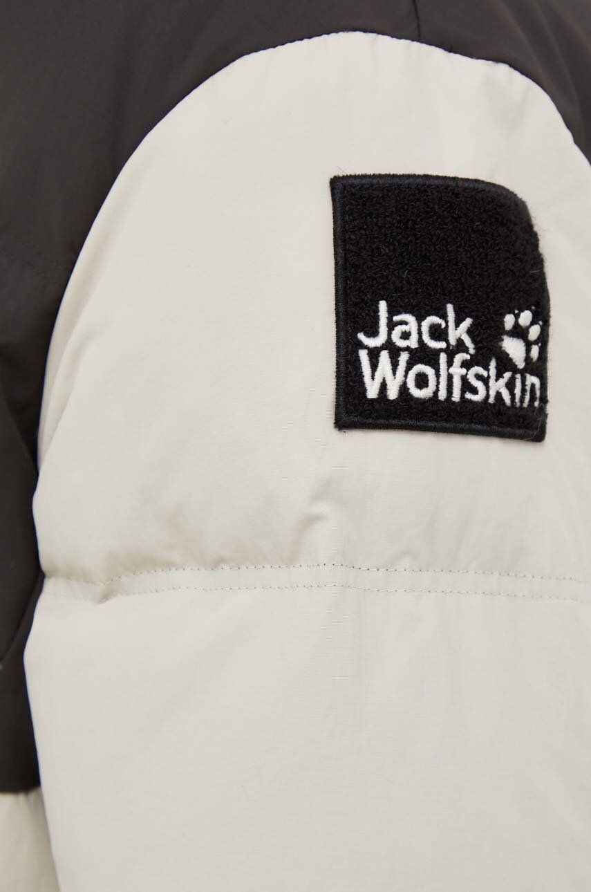 Jack Wolfskin geaca de puf femei culoarea bej de iarna - Pled.ro