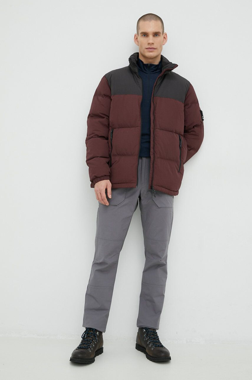 Jack Wolfskin geaca de puf femei culoarea albastru marin de iarna - Pled.ro