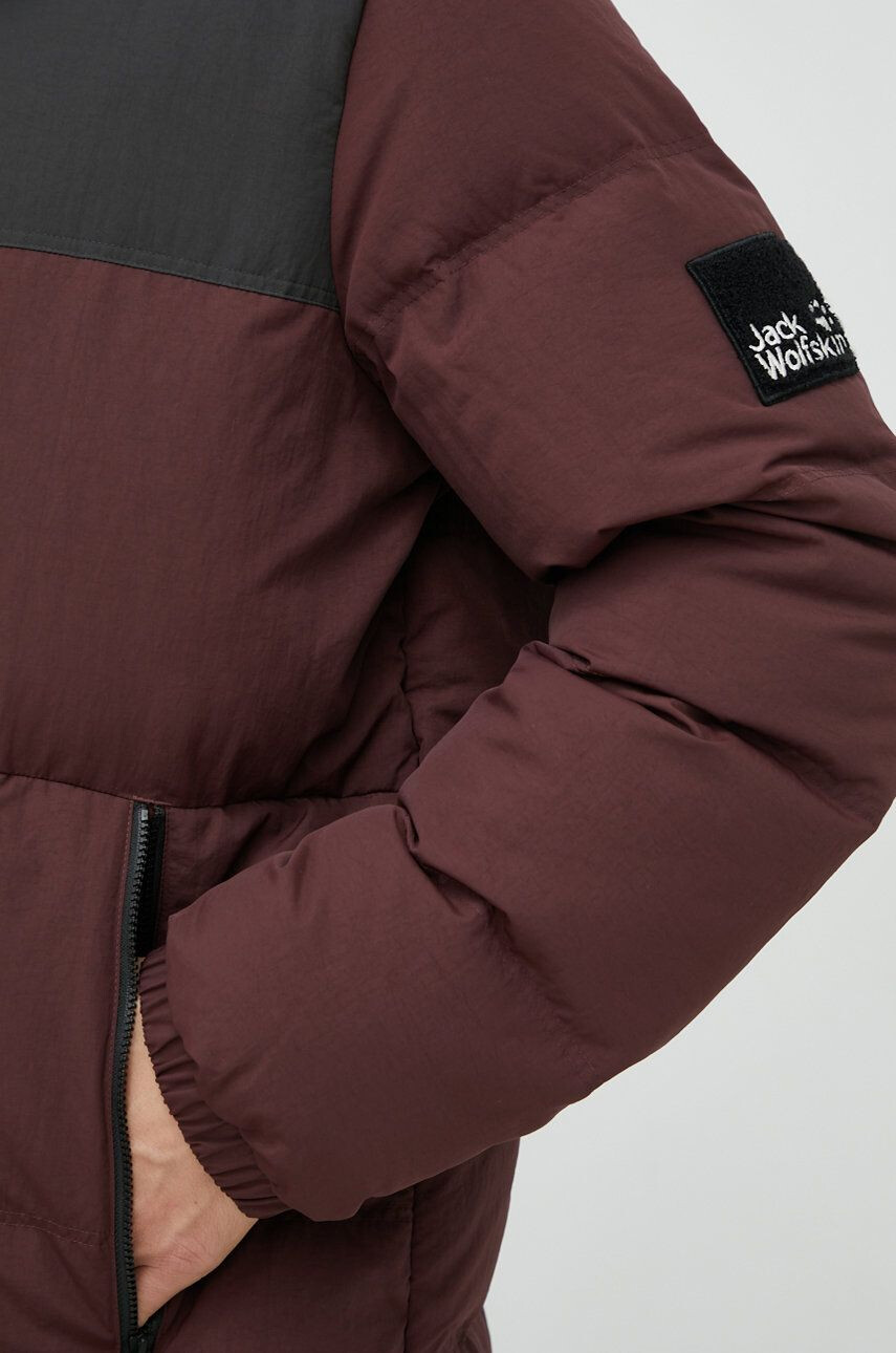 Jack Wolfskin geaca de puf femei culoarea albastru marin de iarna - Pled.ro