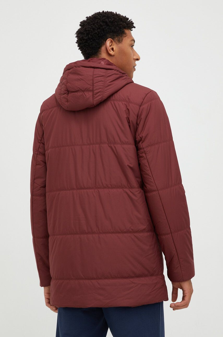 Jack Wolfskin geaca sport culoarea bordo de iarna - Pled.ro