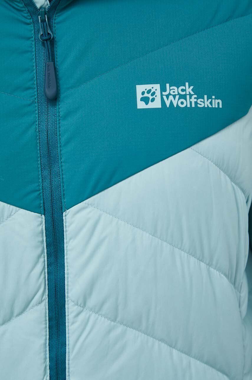 Jack Wolfskin geaca sport din puf Tundra culoarea turcoaz - Pled.ro