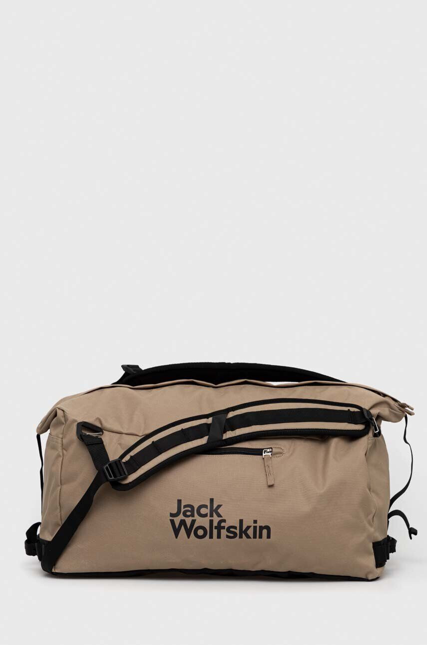 Jack Wolfskin geanta culoarea bej - Pled.ro