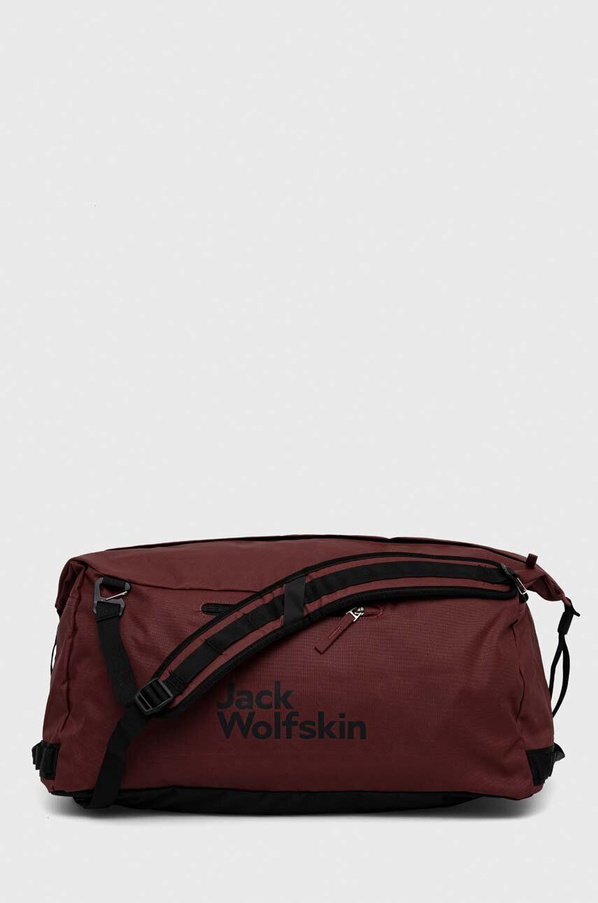 Jack Wolfskin geanta culoarea bordo - Pled.ro