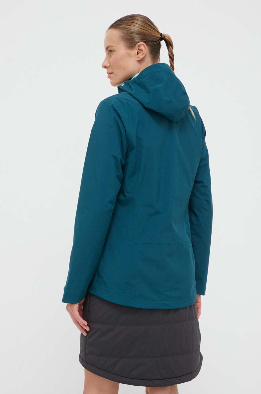 Jack Wolfskin jacheta de exterior Moonrise 3in1 culoarea verde - Pled.ro