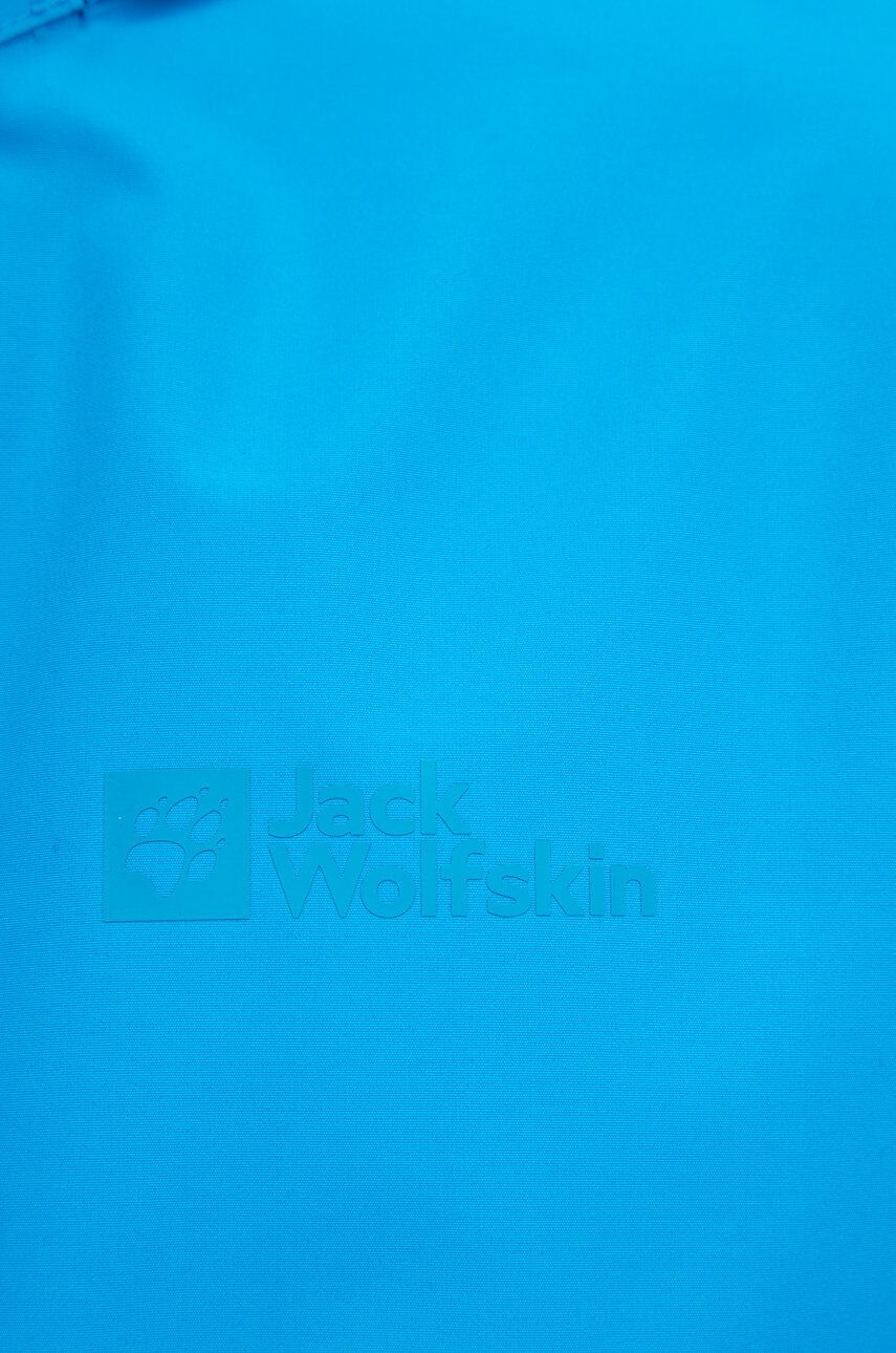 Jack Wolfskin jacheta de exterior Stormy Point culoarea turcoaz - Pled.ro