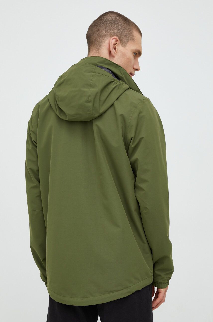 Jack Wolfskin jacheta de exterior Stormy Point culoarea verde - Pled.ro