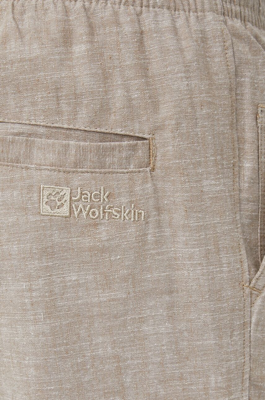 Jack Wolfskin pantaloni barbati culoarea bej - Pled.ro