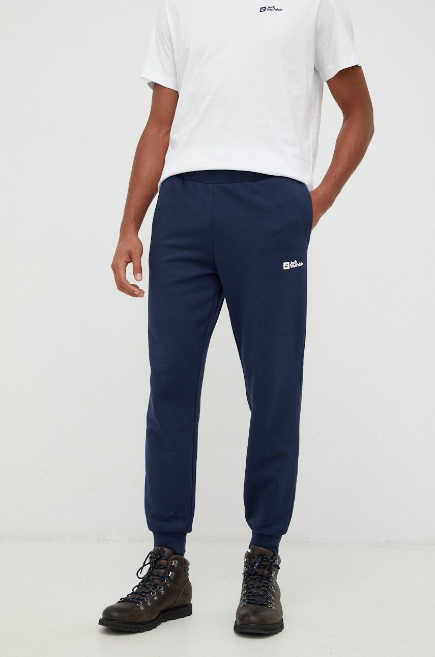 Jack Wolfskin pantaloni de trening din bumbac - Pled.ro