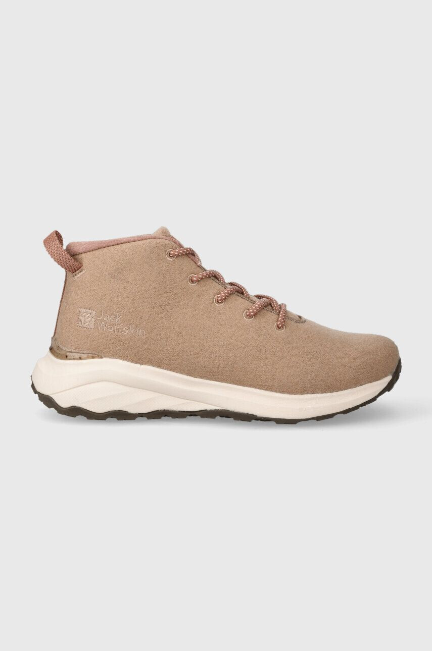 Jack Wolfskin pantofi Campfire Wool Mid femei culoarea maro - Pled.ro