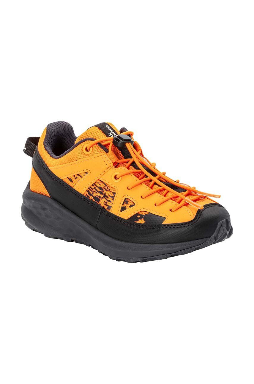 Jack Wolfskin pantofi copii VILI SNEAKER LOW K culoarea portocaliu - Pled.ro