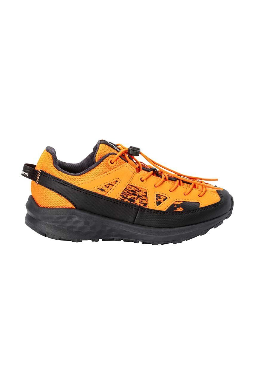 Jack Wolfskin pantofi copii VILI SNEAKER LOW K culoarea portocaliu - Pled.ro