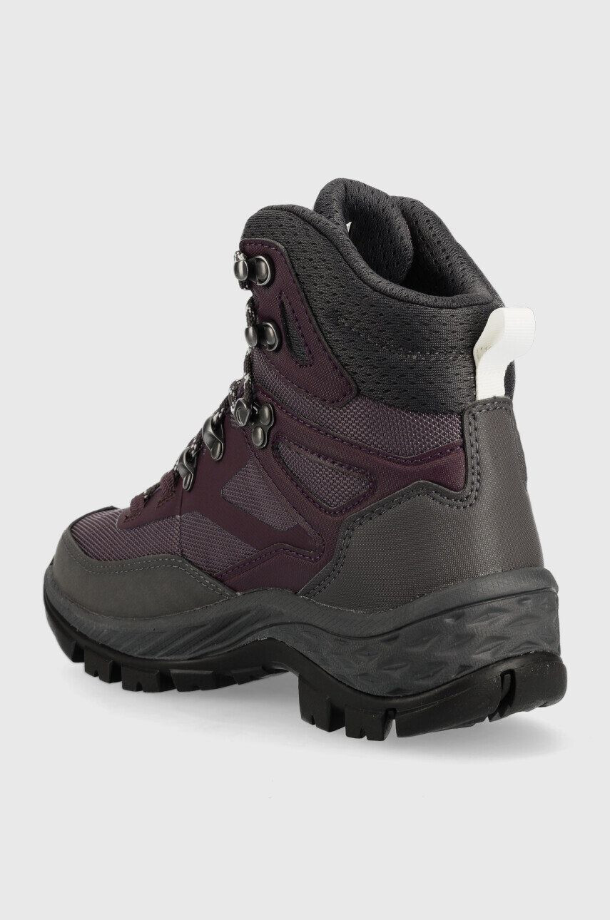 Jack Wolfskin pantofi Rebellion Guide Texapore Mid femei culoarea violet - Pled.ro