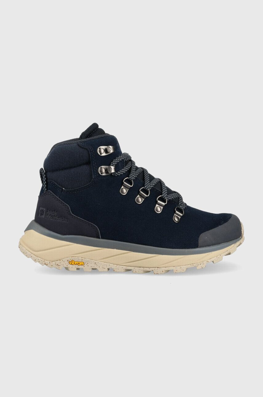 Jack Wolfskin pantofi Terraventure Urban Mid femei culoarea albastru marin - Pled.ro