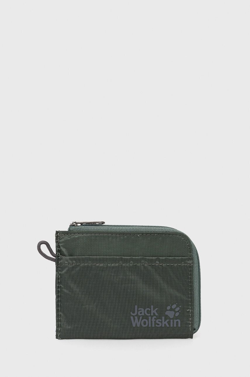 Jack Wolfskin portofel culoarea verde - Pled.ro