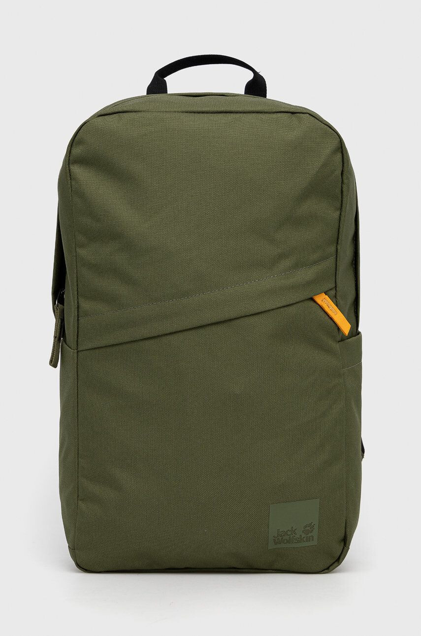 Jack Wolfskin rucsac culoarea verde mare cu imprimeu - Pled.ro