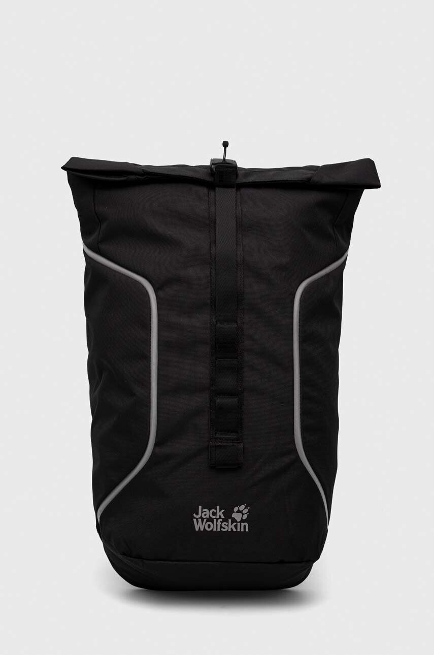 Jack Wolfskin rucsac Allspark culoarea negru mare cu imprimeu - Pled.ro