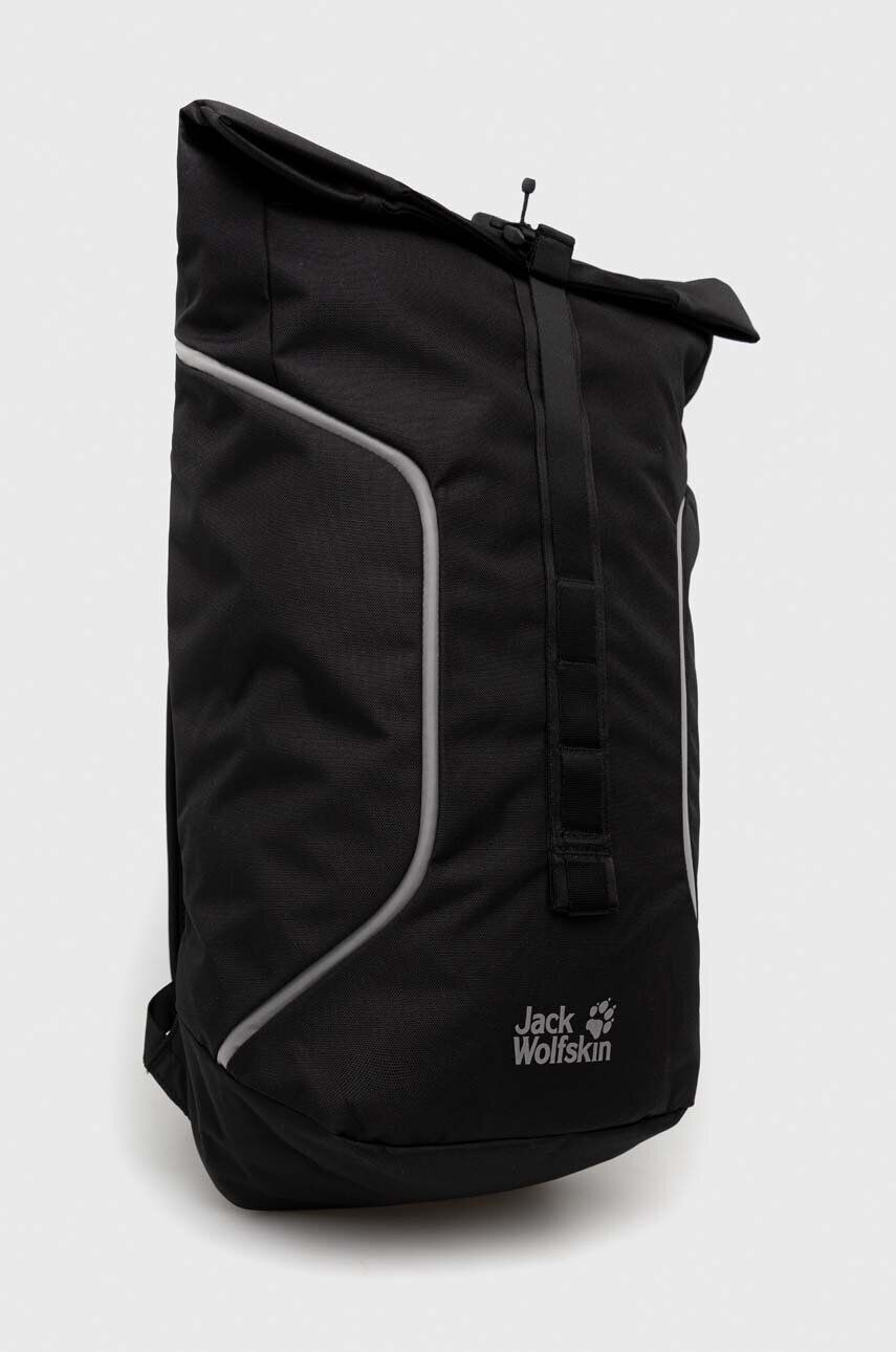 Jack Wolfskin rucsac Allspark culoarea negru mare cu imprimeu - Pled.ro