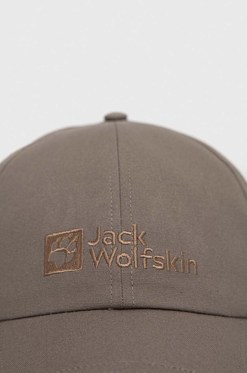 Jack Wolfskin sapca culoarea gri cu imprimeu - Pled.ro