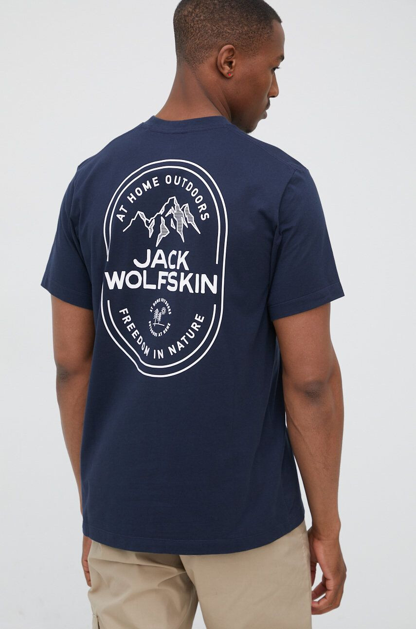 Jack Wolfskin tricou din bumbac - Pled.ro