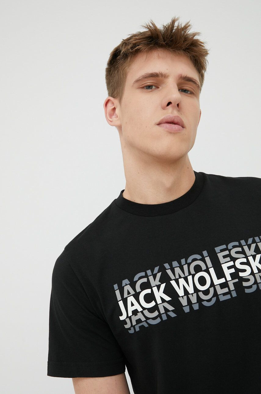 Jack Wolfskin tricou din bumbac - Pled.ro