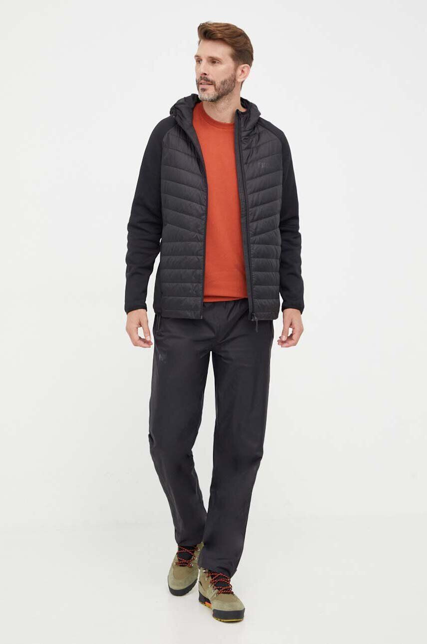 Jack Wolfskin tricou din bumbac culoarea rosu neted - Pled.ro