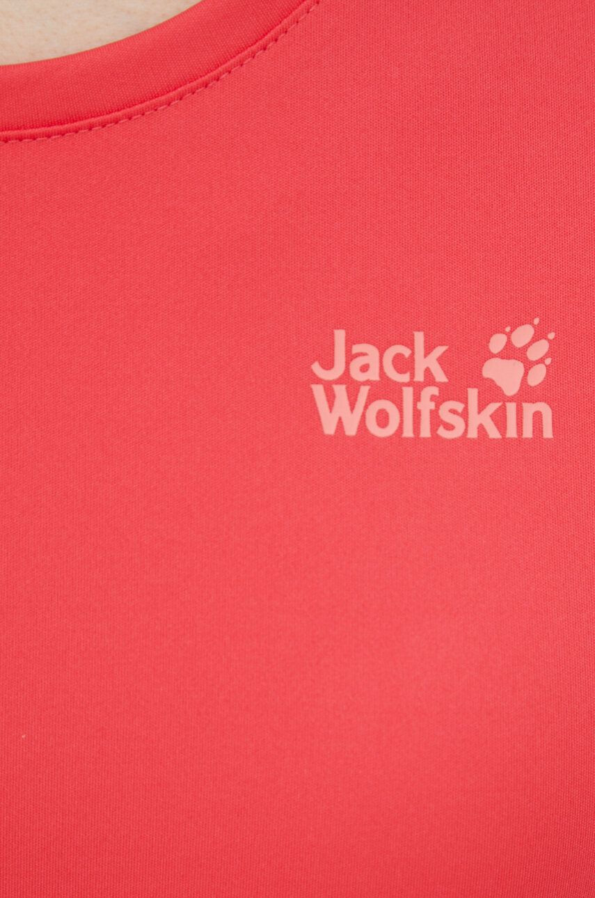 Jack Wolfskin tricou sport Tech culoarea verde neted - Pled.ro