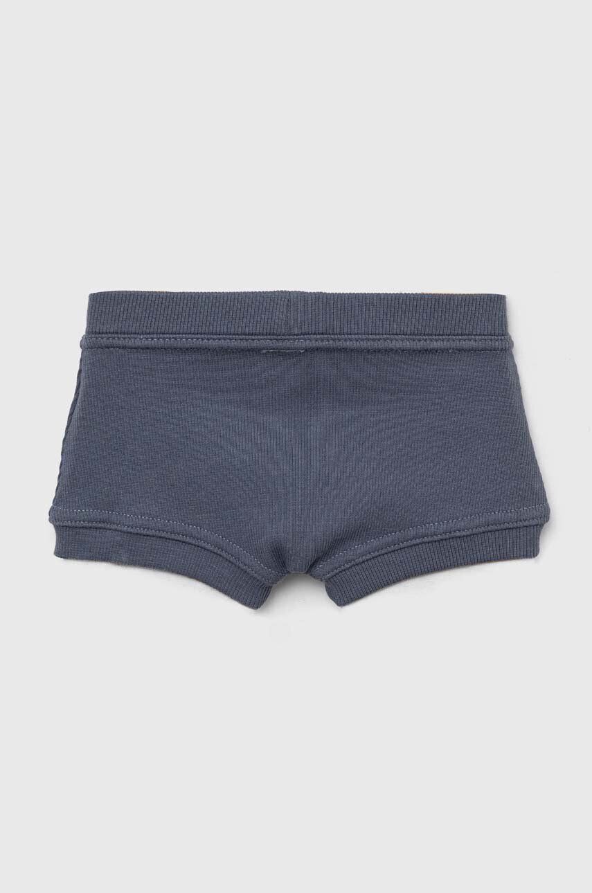 Jamiks pantaloni scurti bebe Maniek culoarea albastru marin neted - Pled.ro