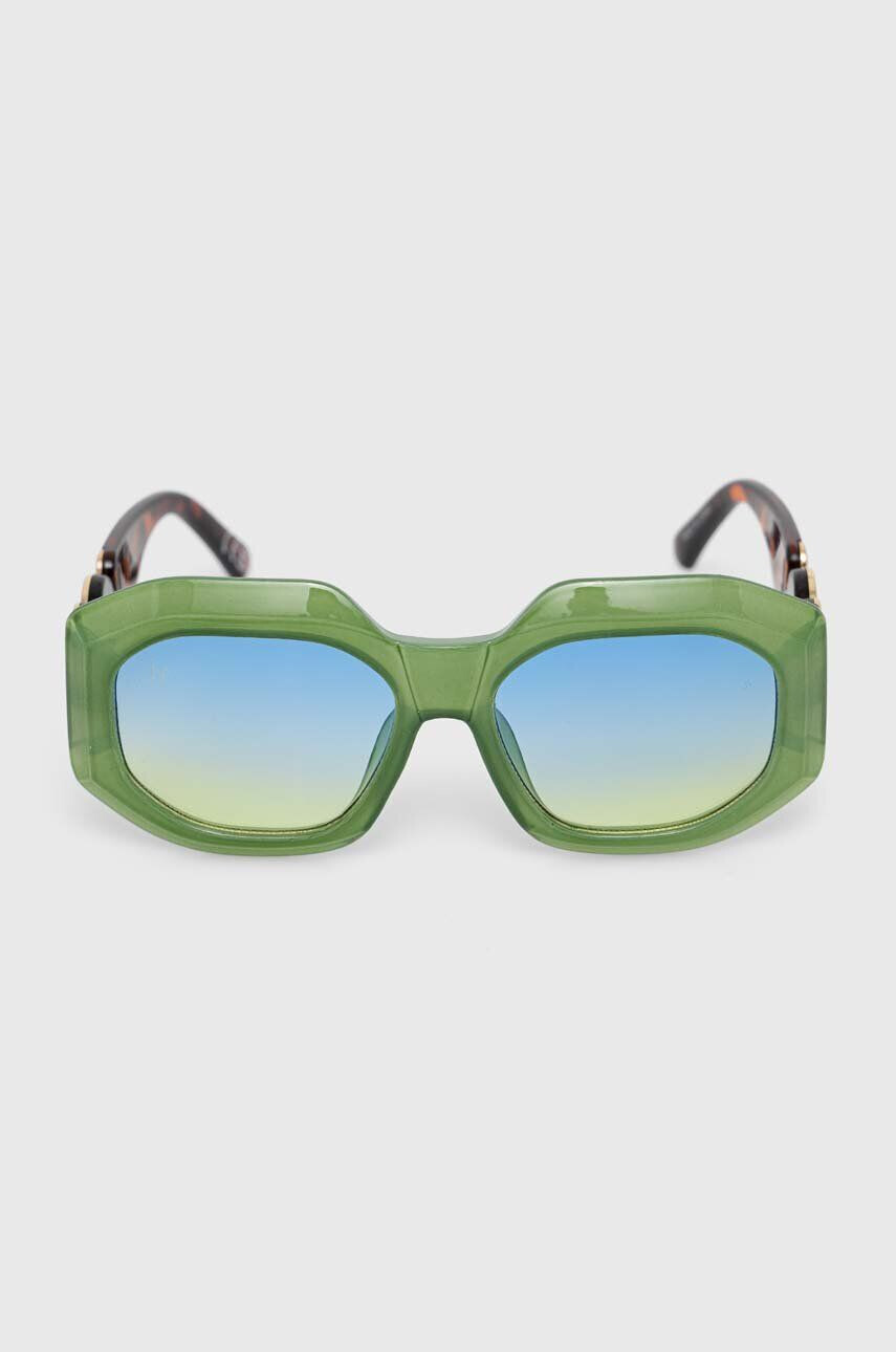 Jeepers Peepers ochelari de soare culoarea verde - Pled.ro