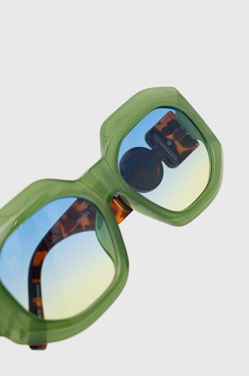 Jeepers Peepers ochelari de soare culoarea verde - Pled.ro