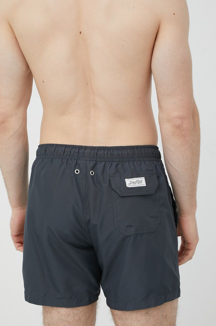 John Frank pantaloni scurti de baie culoarea gri - Pled.ro