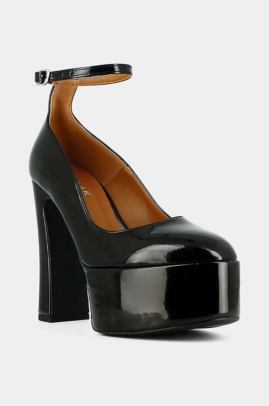 Jonak pumps JEANNE VERNIS culoarea negru cu toc drept 3300287 - Pled.ro