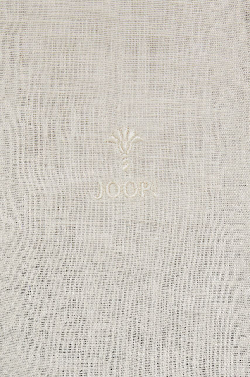 Joop! bluza din in culoarea maro neted - Pled.ro