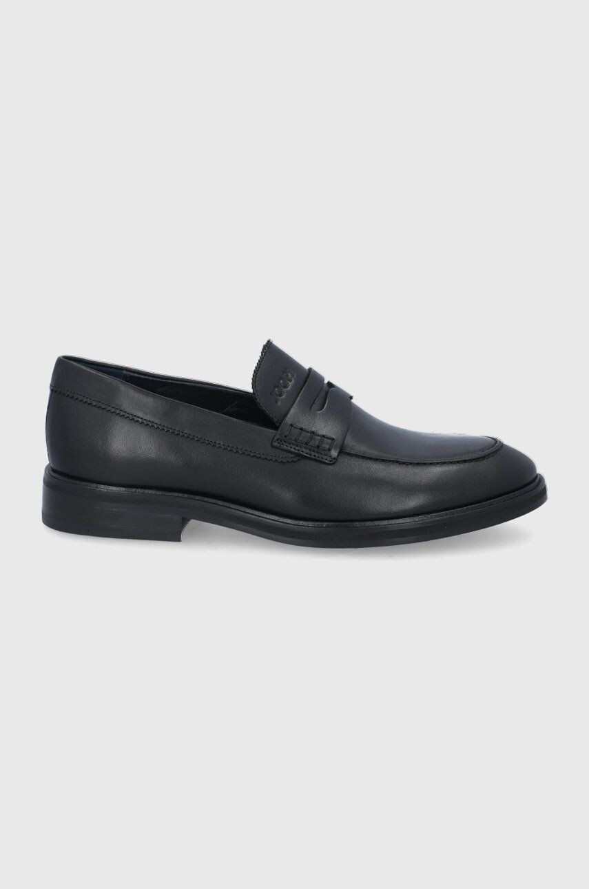 Joop! mocasini de piele barbati culoarea negru - Pled.ro