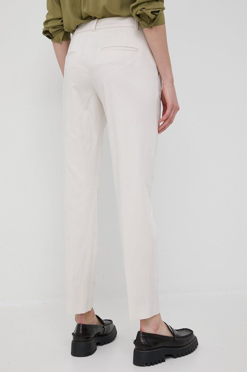 Joop! pantaloni femei culoarea gri mulata medium waist - Pled.ro