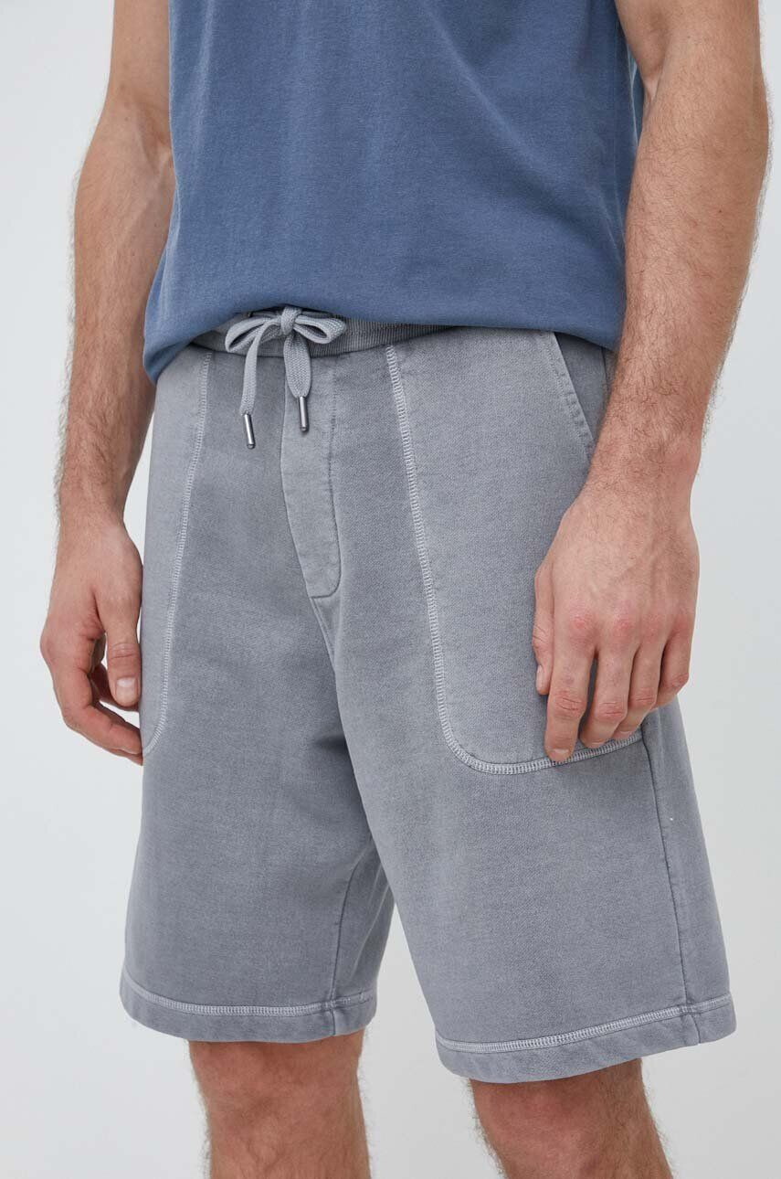 Joop! pantaloni scurti din bumbac culoarea gri - Pled.ro