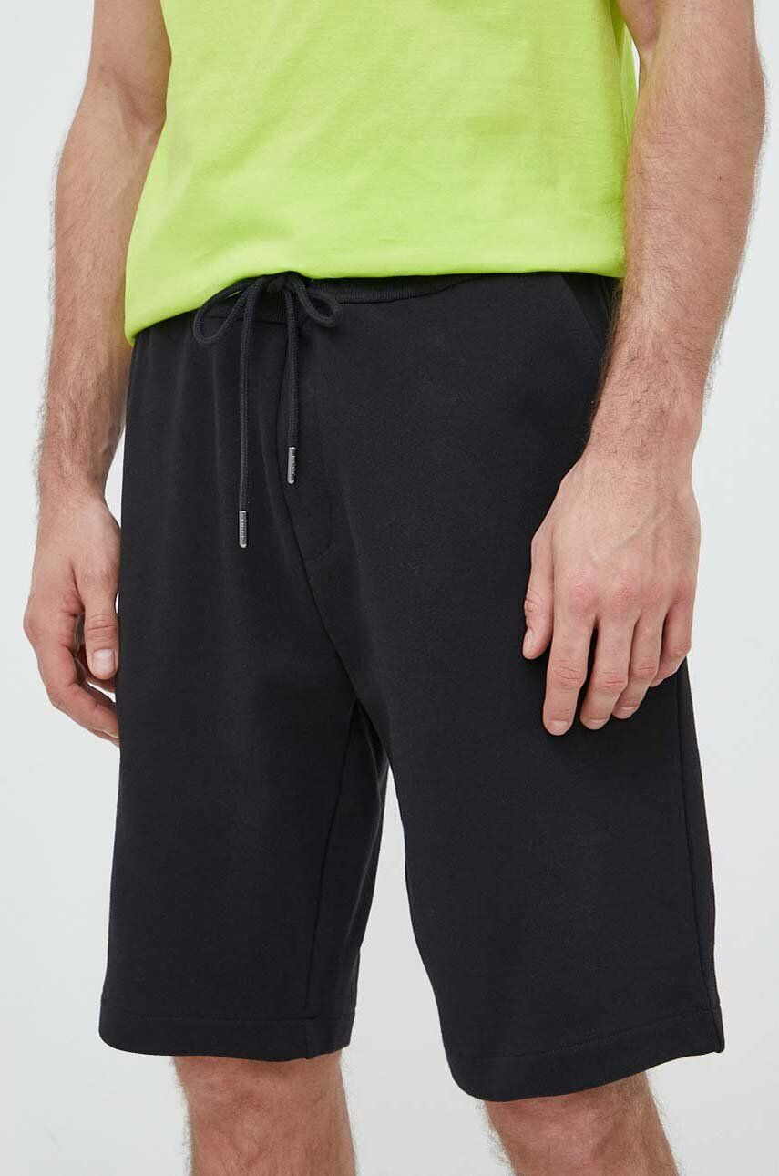 Joop! pantaloni scurti din bumbac culoarea negru - Pled.ro