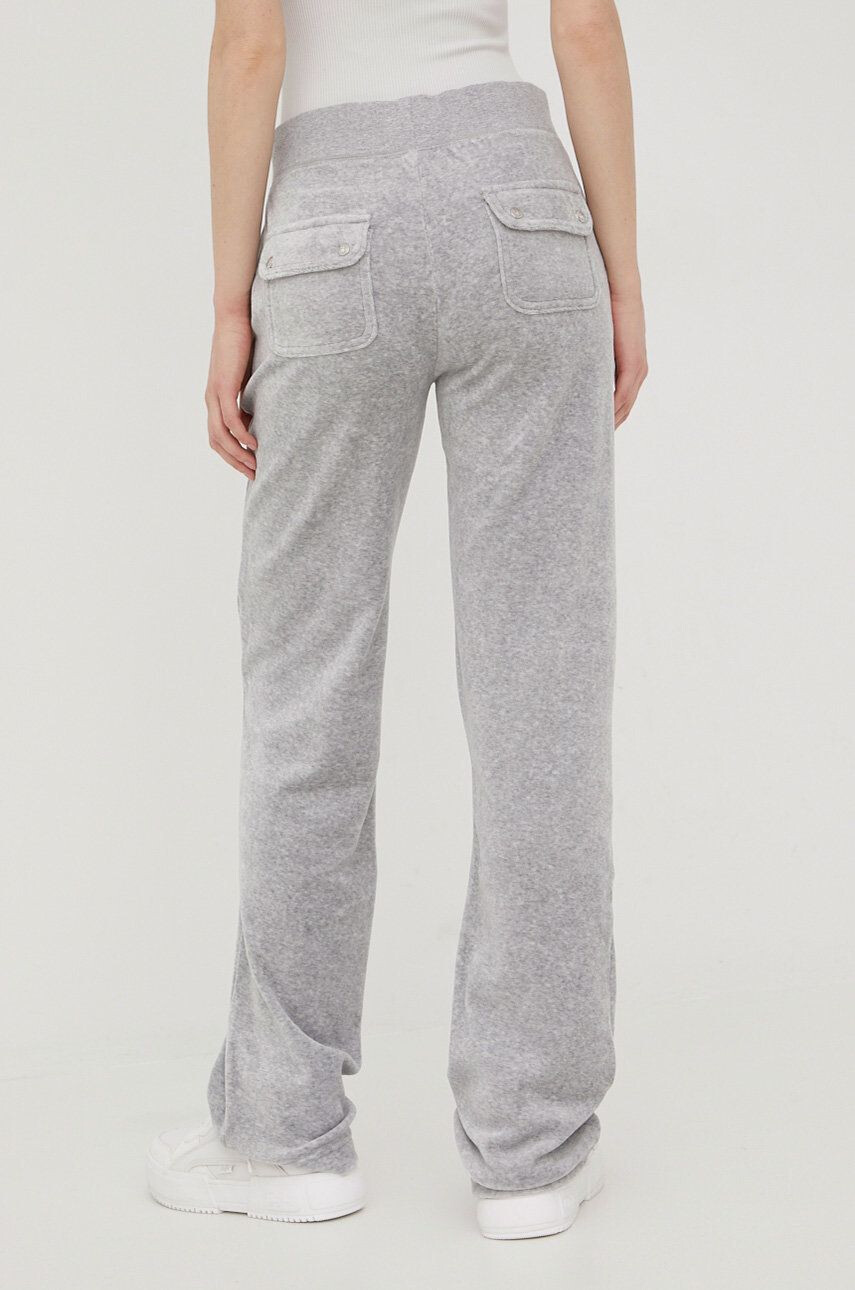 Juicy Couture pantaloni de trening femei culoarea gri melanj - Pled.ro