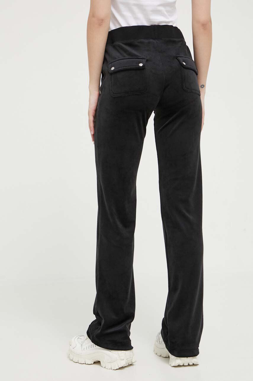 Juicy Couture pantaloni de trening Del Ray culoarea negru neted - Pled.ro