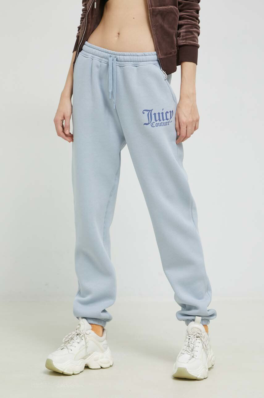 Juicy Couture pantaloni de trening Sora femei cu imprimeu - Pled.ro