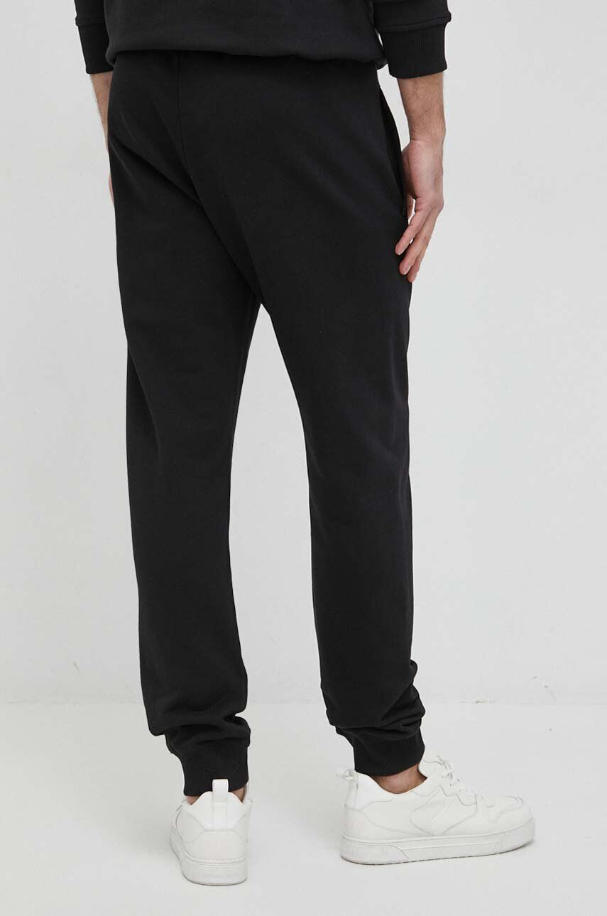 Just Cavalli pantaloni de trening culoarea negru cu imprimeu - Pled.ro