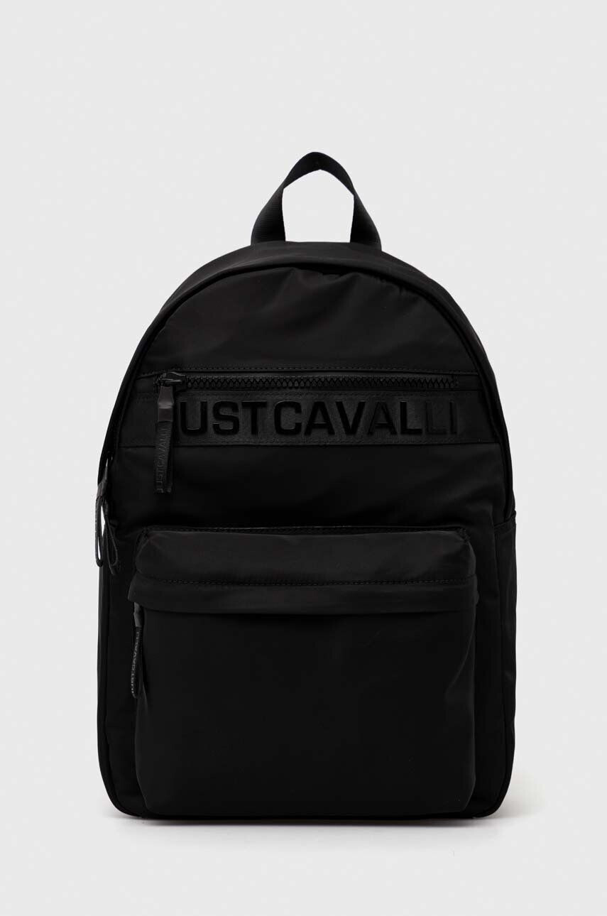 Just Cavalli rucsac barbati culoarea negru mare neted - Pled.ro