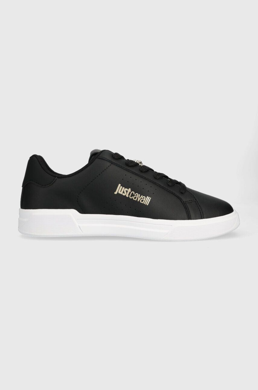 Just Cavalli sneakers din piele culoarea negru 74QB3SB3 - Pled.ro